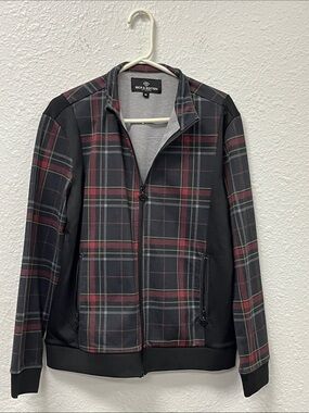 Rich and Rotten Plaid Jacket - Black and Red
-#1164
